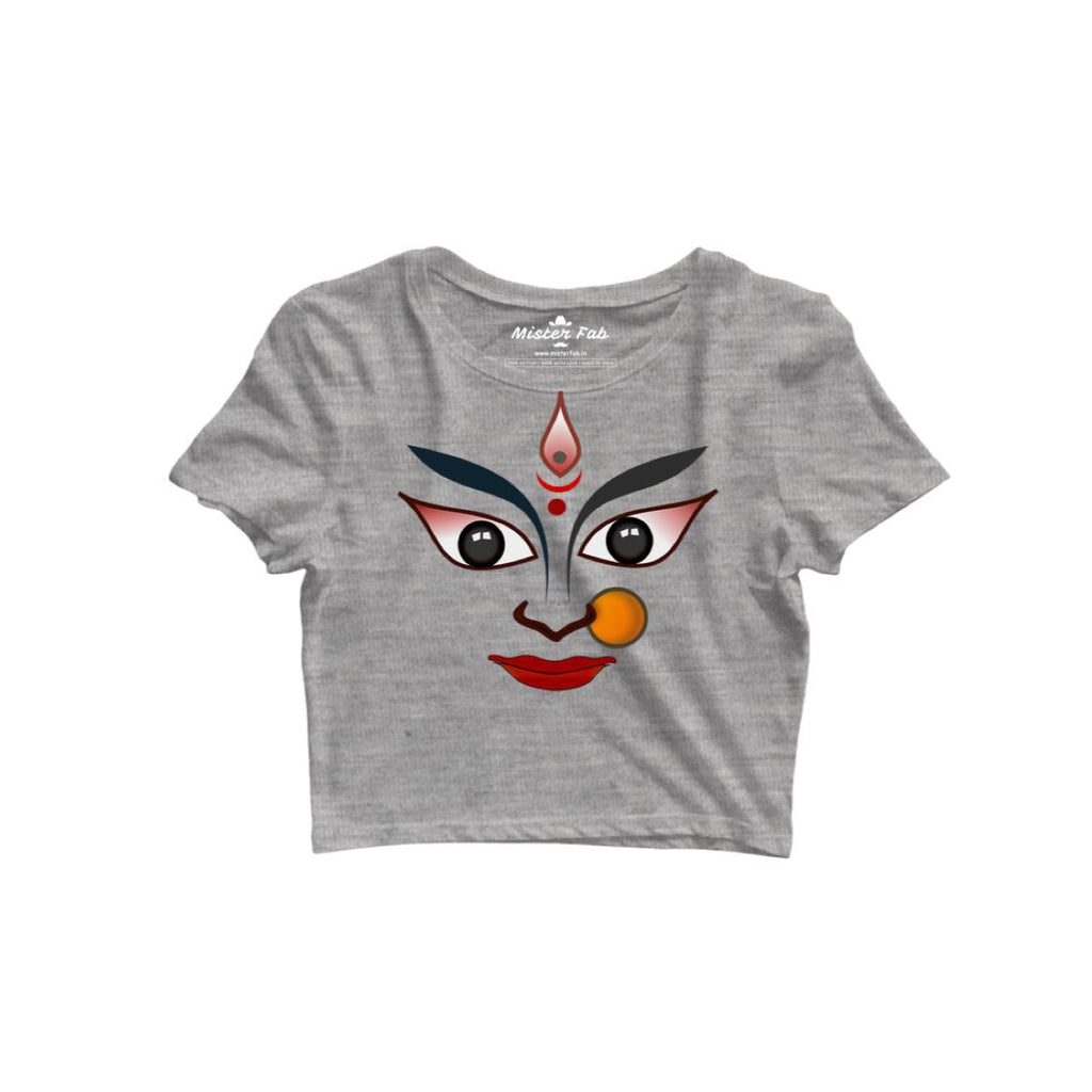Durga Maa Women Crop Top - Mister Fab