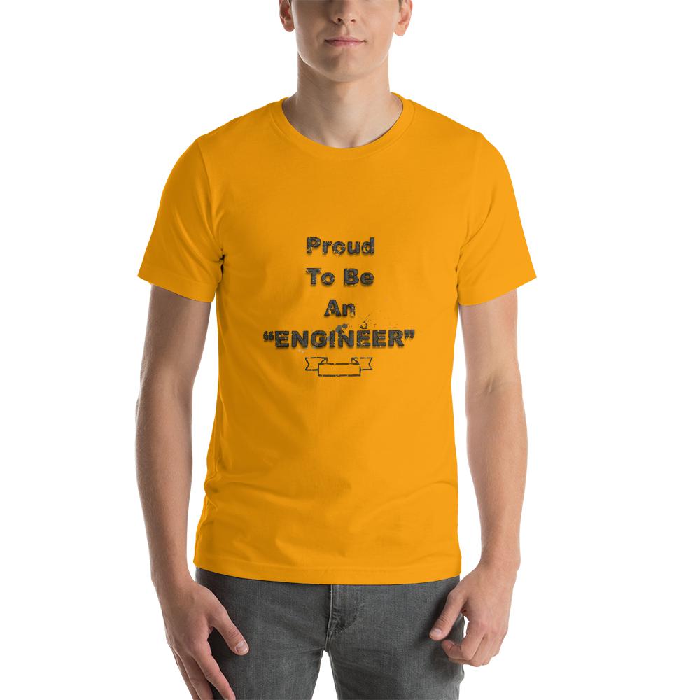 Mister Fab Proud To Be An Engineer Men Round Neck printed T-Shirts - Mister Fab