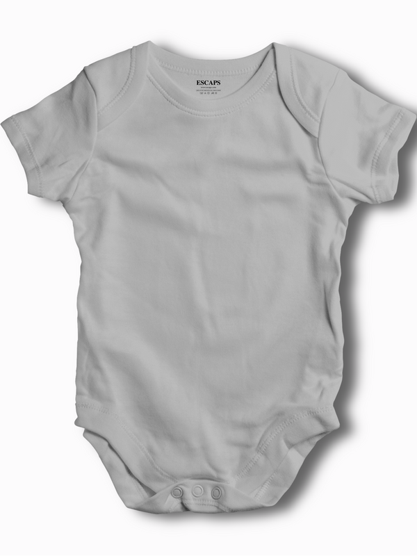 Mister Fab Grey Melange Kids Rompers