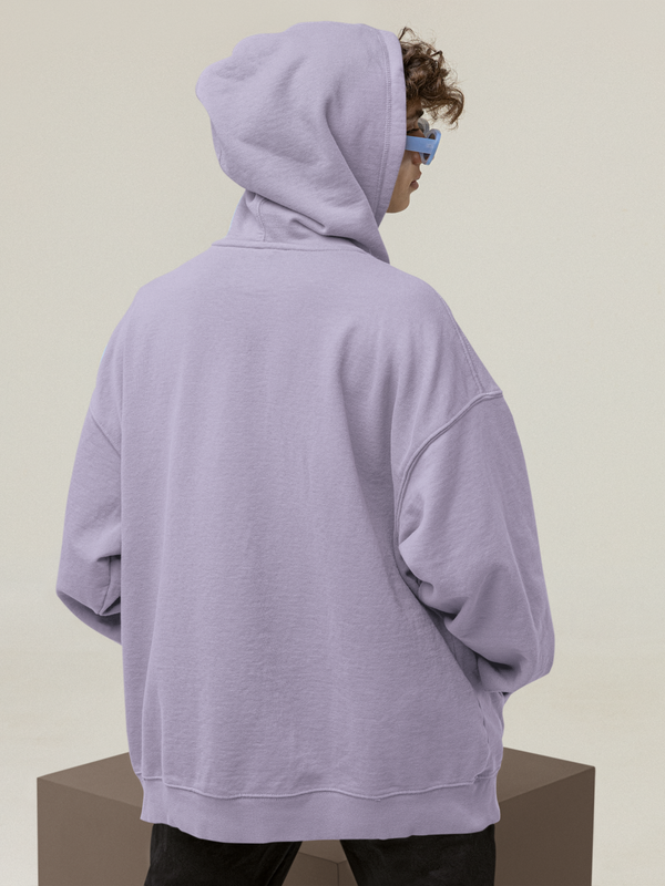 Mister Fab Lavender Heavyweight Oversized Hooded Sweatshirt