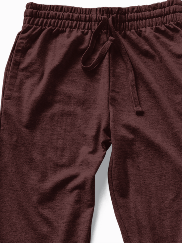 Mister Fab Unisex Premium Maroon Cotton Jogger