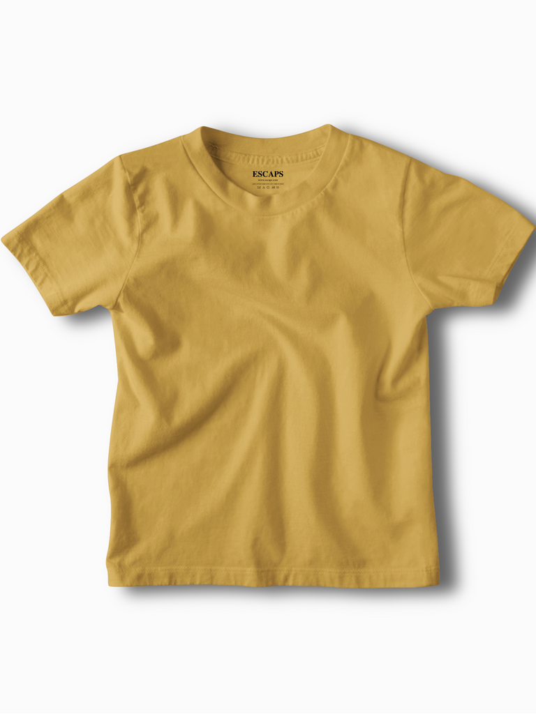 Mister Fab Mustard Yellow Kids T-Shirt