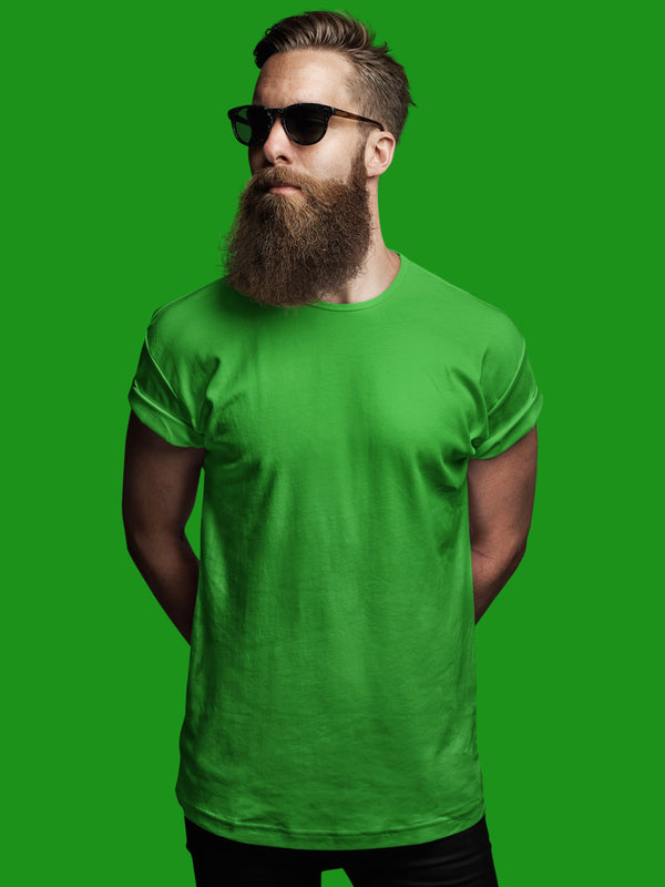 Mister Fab Premium Flag Green Cotton T-Shirt