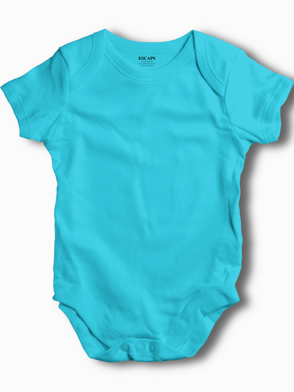 Mister Fab Sky Blue Kids Rompers