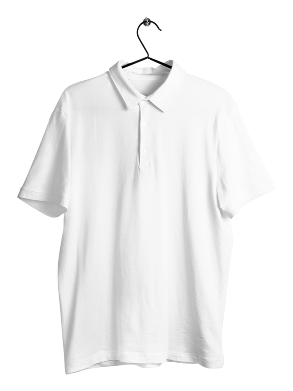 Mister Fab Unisex Premium White Cotton Polo Shirt