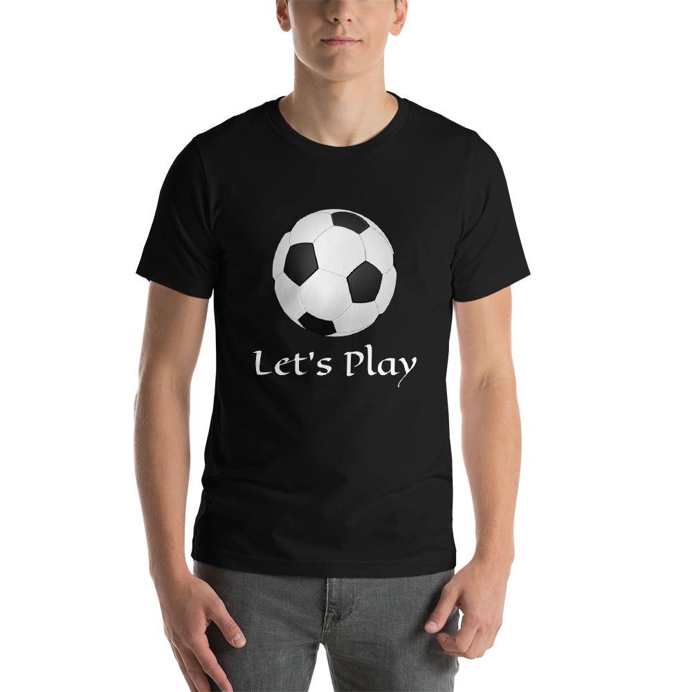Let's Play Football Men Round Neck T-Shirts - Mister Fab