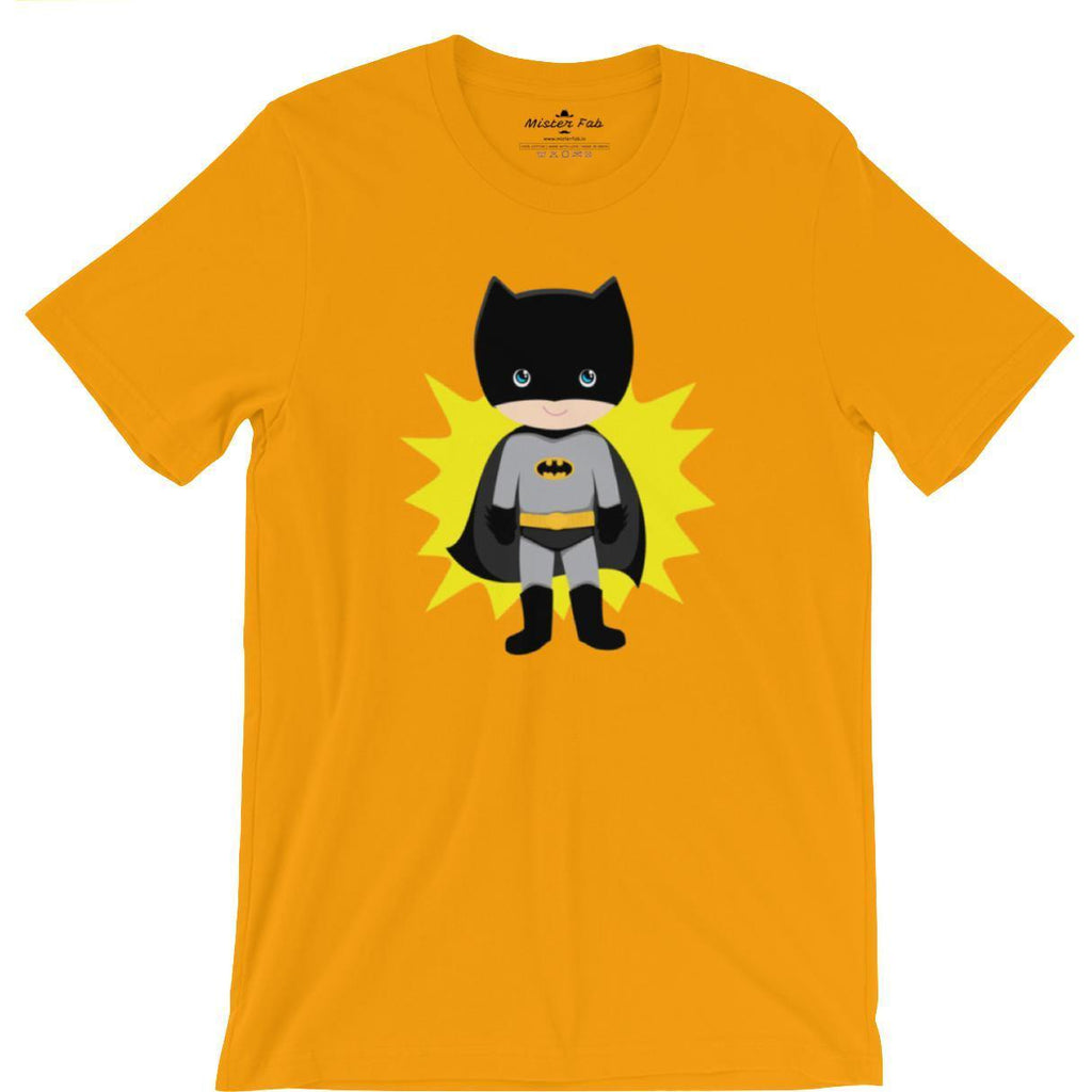 Kid Batman Round Neck T-Shirts - Mister Fab