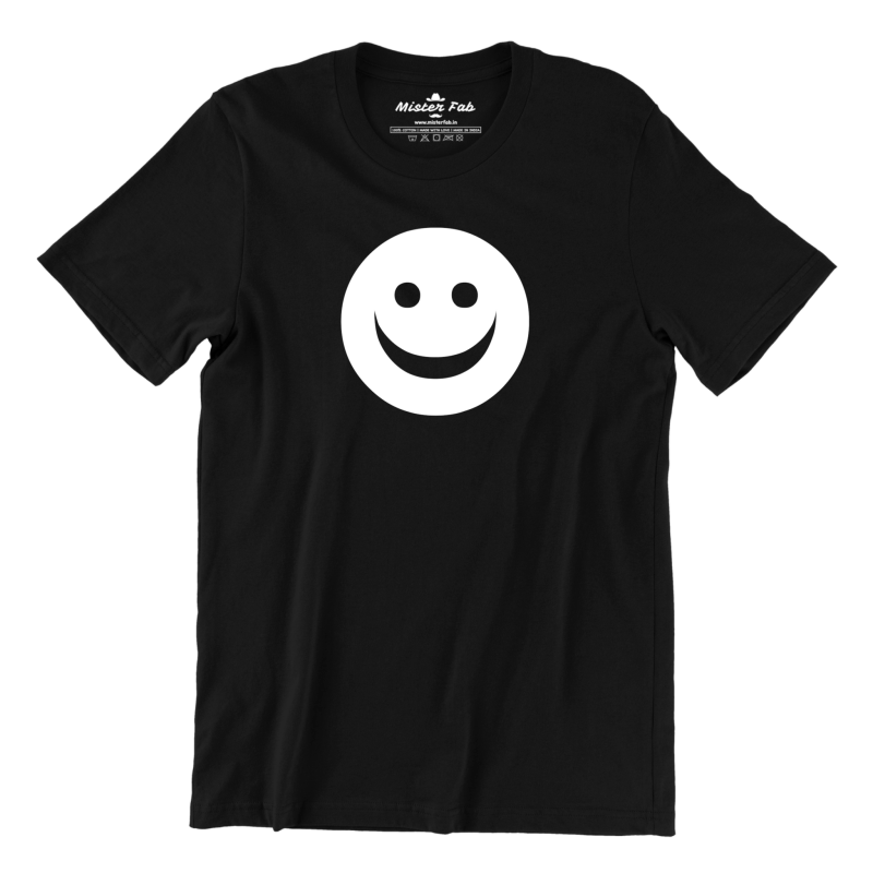 Happy Face Emoji Glow in Dark T-Shirt - Mister Fab