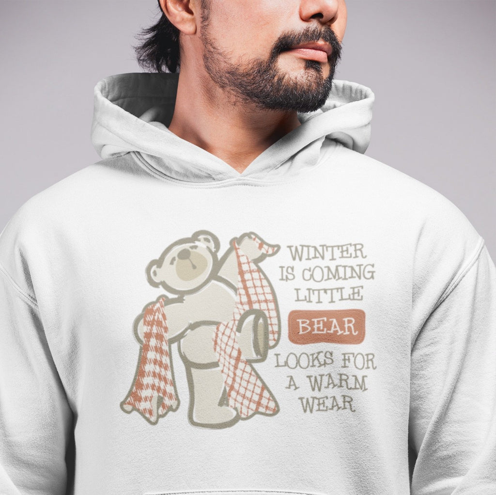 Winter is coming little bear Unisex Hoodie - Mister Fab