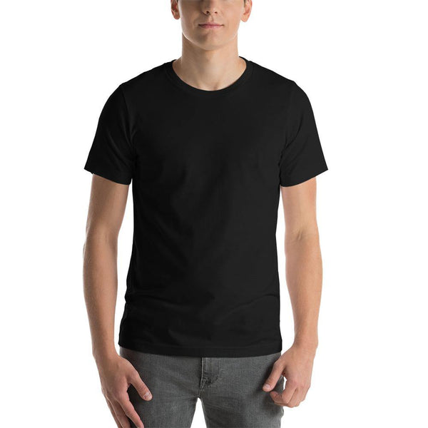 Black Plain round Neck T-Shirts - Mister Fab
