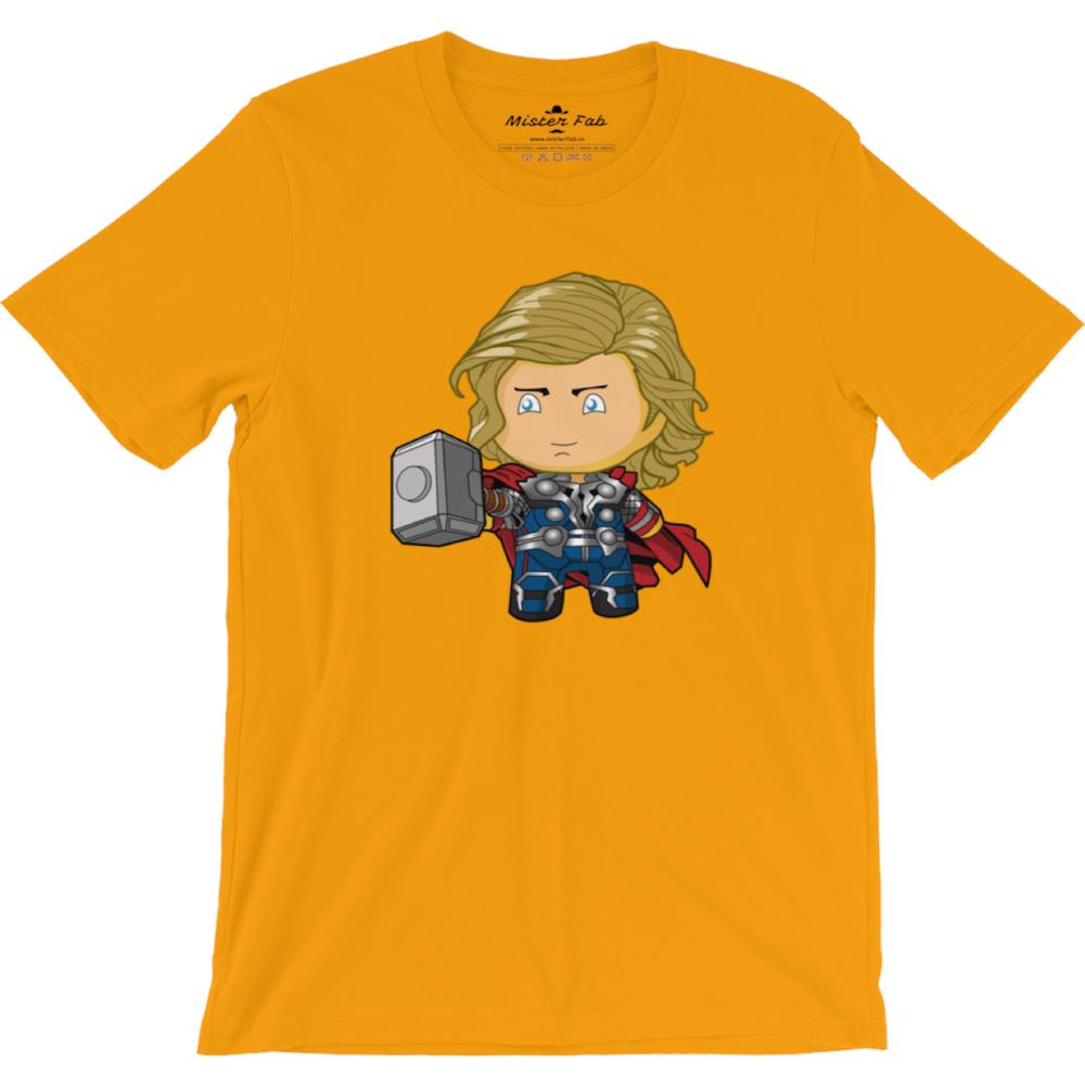 Mini Thor Round Neck T-shirts - Mister Fab