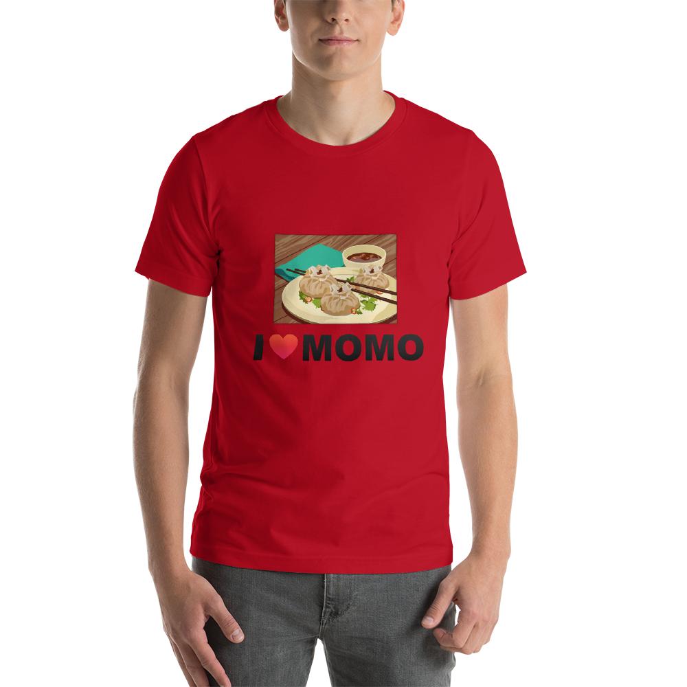 Mister Fab I Love Momos Men Round Neck printed T-Shirts - Mister Fab