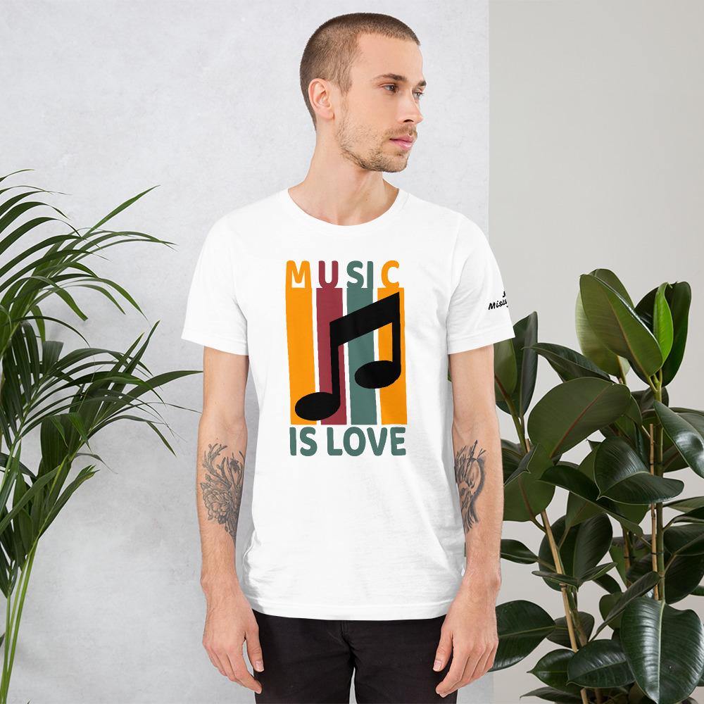 Music is Love T-shirt - Mister Fab