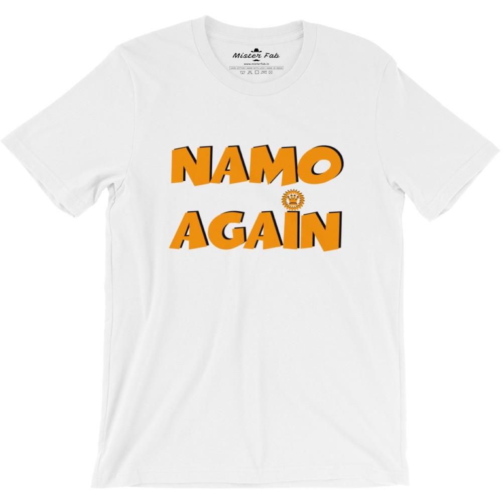 Namo Again Round Neck T-shirt By Mister Fab - Mister Fab