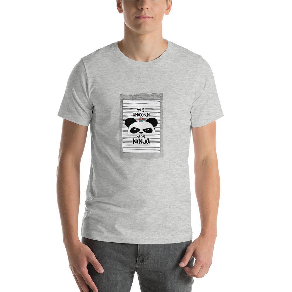 Mister Fab Beautiful Panda Unicorn Ninja Men Round Neck printed T-Shirts - Mister Fab