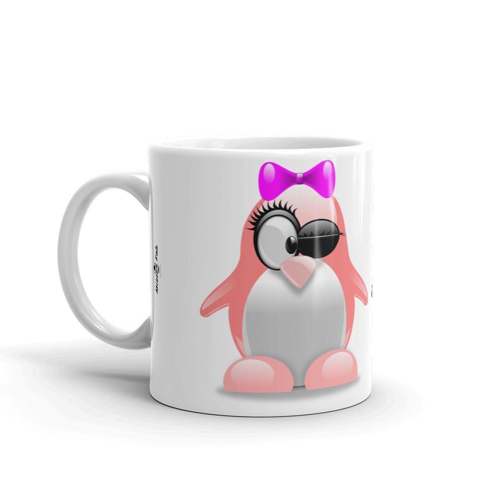 Penguin couple coffee mug by Mister Fab - Mister Fab