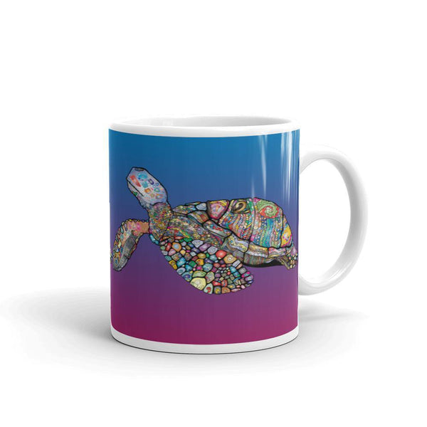 Lucky Turtle Coffee Mug By Mister Fab - Mister Fab