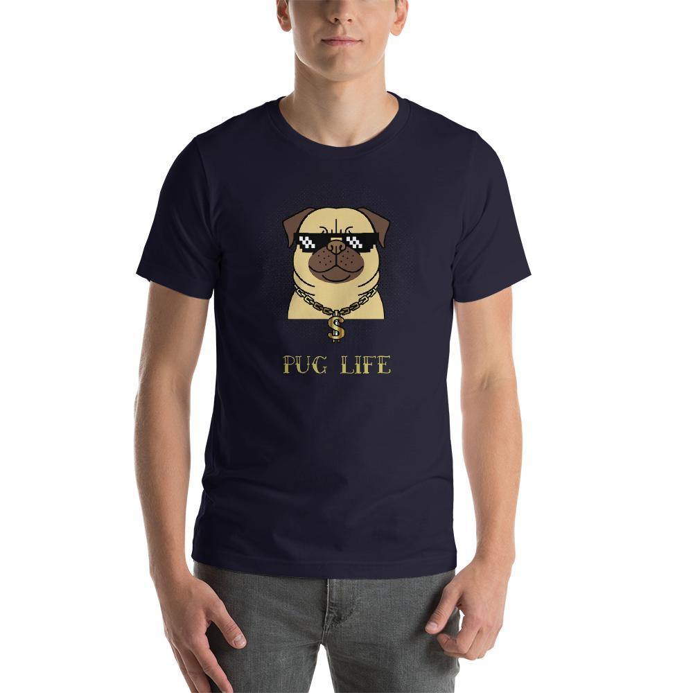 Pug Life Men Round Neck T-Shirts - Mister Fab