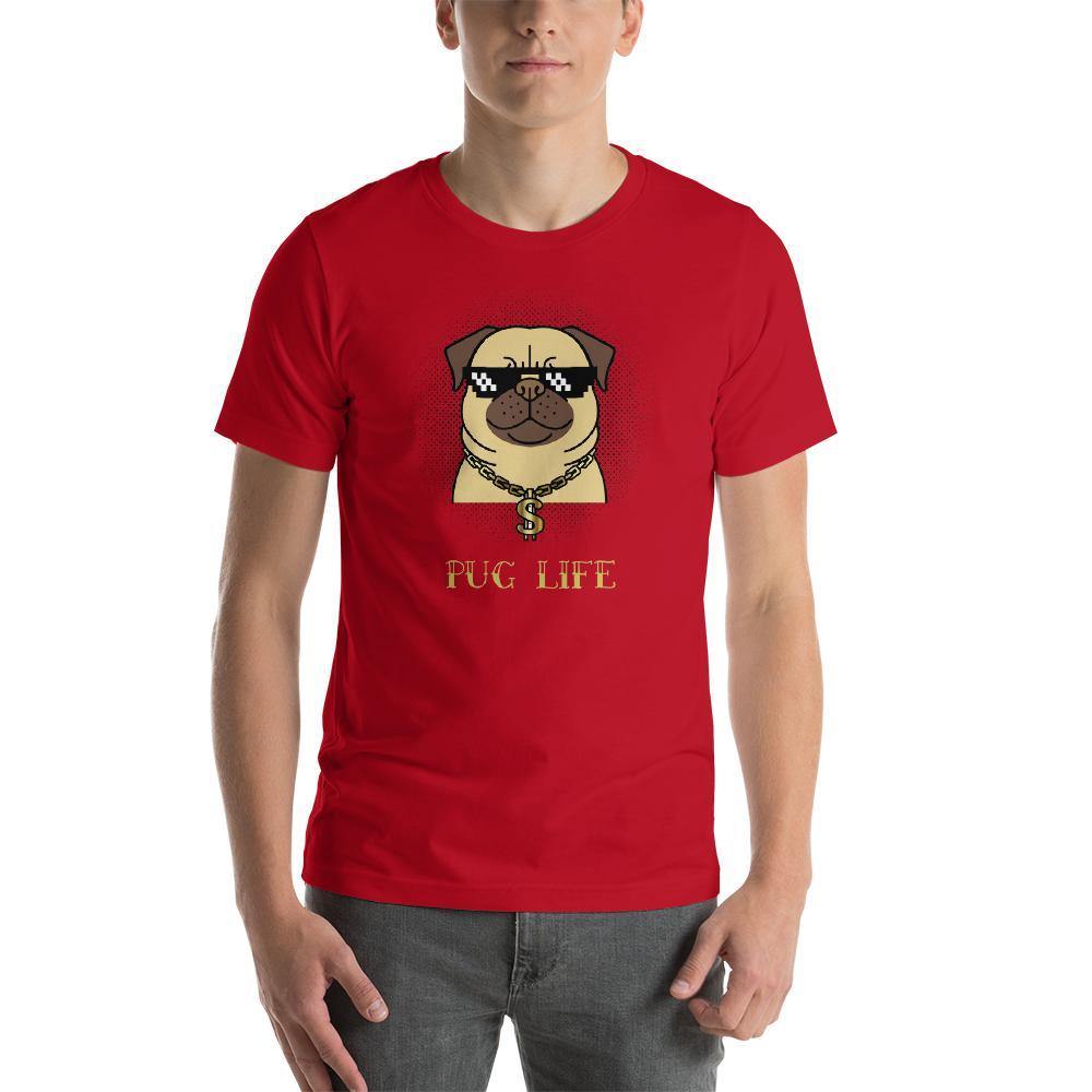 Pug Life Men Round Neck T-Shirts - Mister Fab