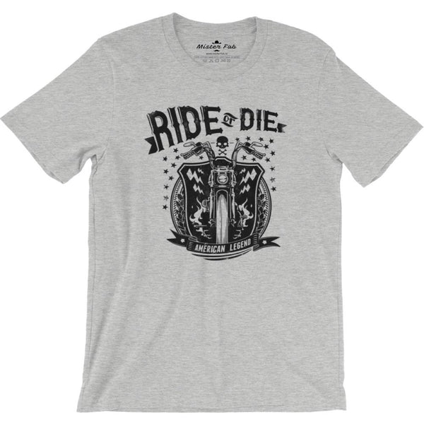 Ride or Die Men Round Neck T-shirts - Mister Fab