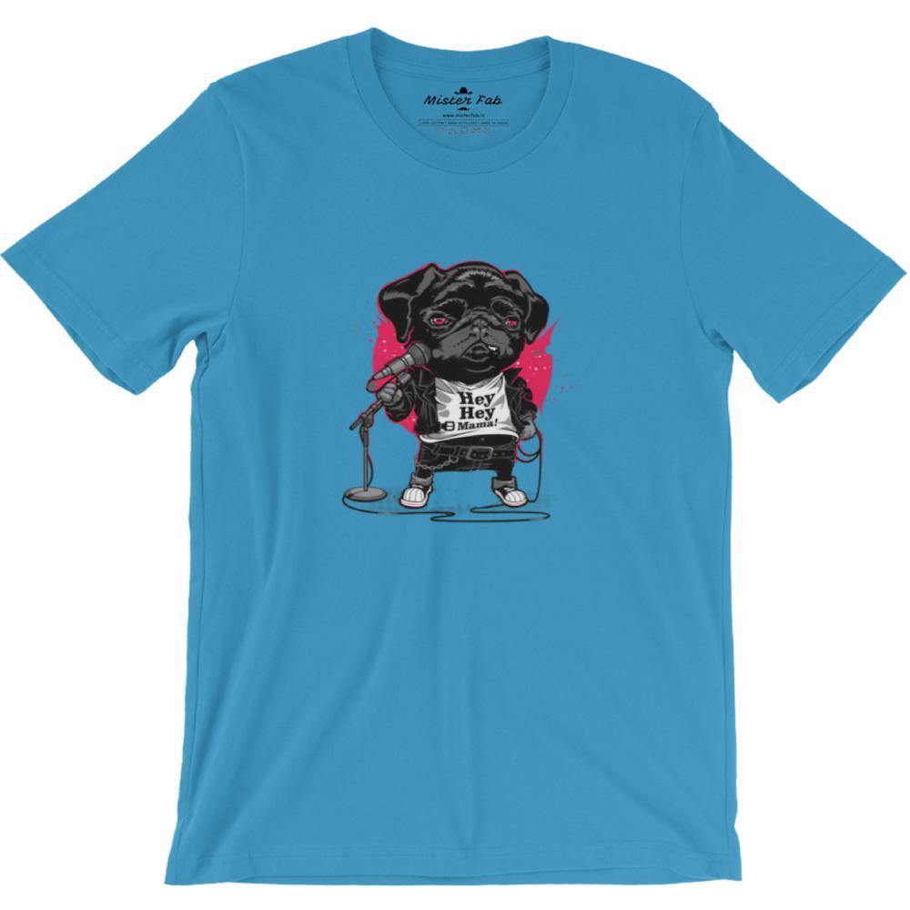Cute Puppy Singing round neck T-shirts - Mister Fab