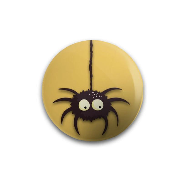 Hanging Spider Button Badge - Mister Fab