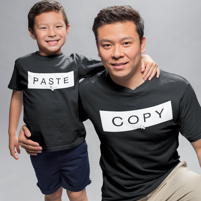 Copy Paste Dad and Son T-shirt - Mister Fab
