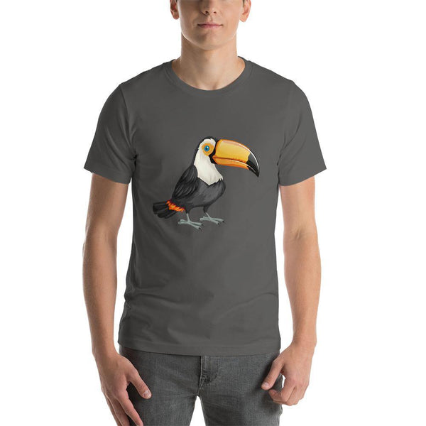Beautiful Toucan Men Round Neck printed T-Shirts - Mister Fab
