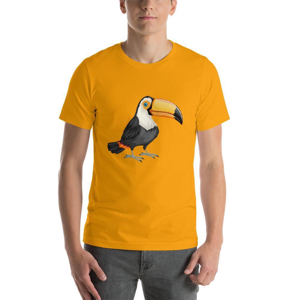 Beautiful Toucan Men Round Neck printed T-Shirts - Mister Fab