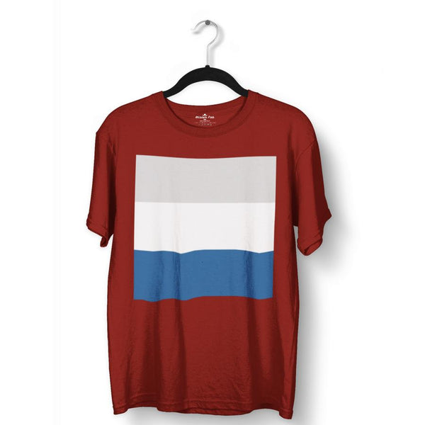 Tri Colour Block Pattern T-Shirts - Mister Fab