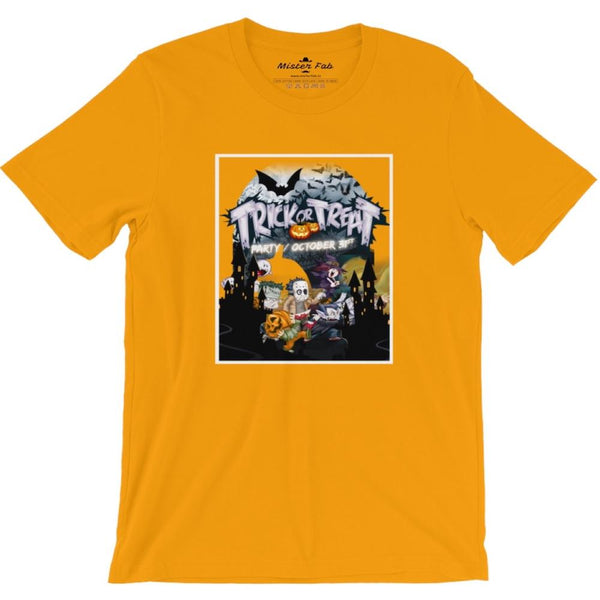Trick or Treat round neck T-shirt - Mister Fab