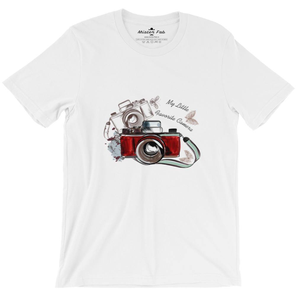 My favorite small camera  round Neck T-Shirts - Mister Fab