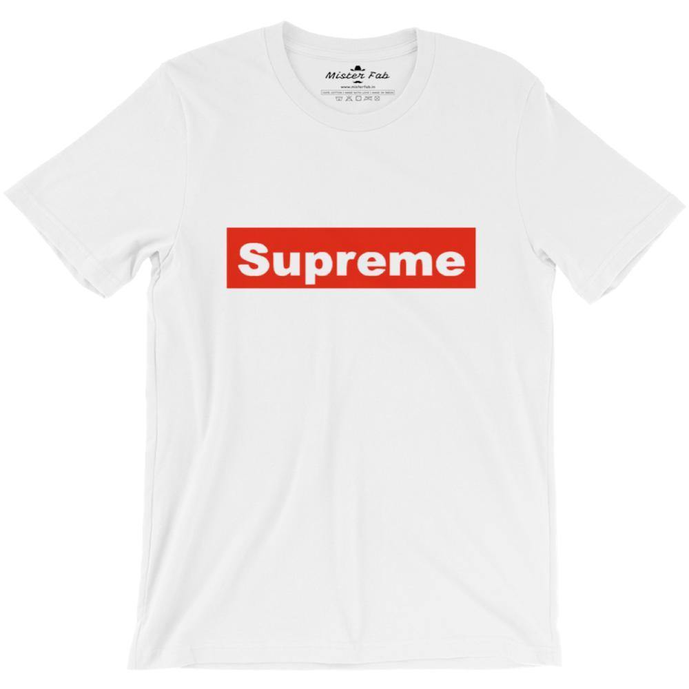 Supreme round Neck T-Shirts - Mister Fab